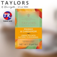 Taylors of Harrogate Mango &amp; Cardamom ชาเขียว ผสม มะม่วง &amp; กระวาน 20ซอง 30g.