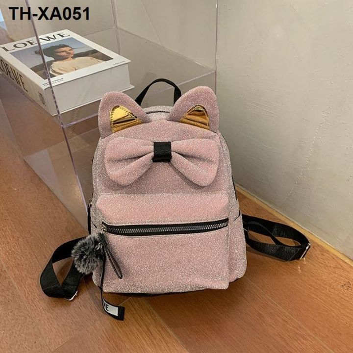 womens-bag-2020-new-fashion-velvet-female-student-schoolbag-net-red-ins-cute-bowknot-backpack
