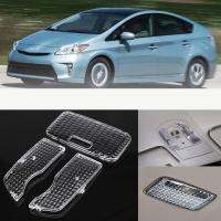 [ANYA Auto Parts] 3ชิ้นภายในรถกรอบไฟโดมอ่านหนังสือใสคริสตัลสำหรับ Toyota Prius 2010 - 2015