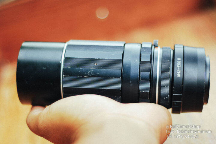 ขายเลนส์มือหมุนportrait-ละลายหลัง-งบประหยัด-takumar-200mm-f4-0-serial-4157479-for-canon-eos-m-mirrorless-ทุกรุ่น