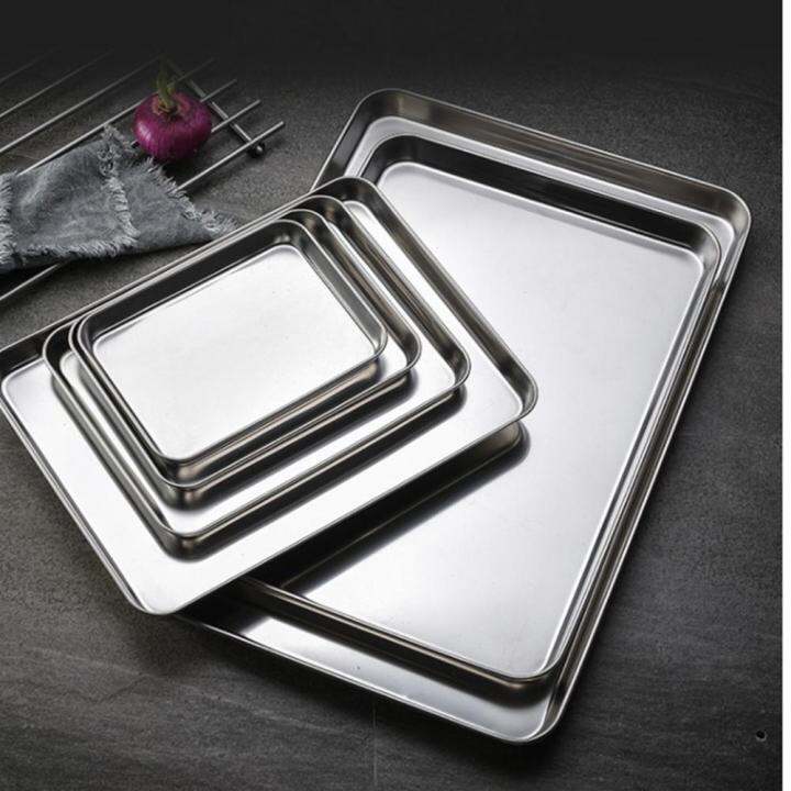 ADAMOL Pastry Storage Sturdy Rectangle Stainless Steel Antirust Loaf