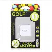 GOLF GF-U101 หัวชาร์จ USB Adapter สำหรับชาร์จมือถือ Smartphone / Tablet / OUTPUT 1A (สีขาว )