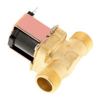 Solenoid Valve DC 12V Normally Closed Brass Electric Solenoid Valve Switch For Water Control 1/2" Electric Magnetic Water Valve Valves