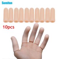 ❇☊ 10Pcs/5Pair Silicone Finger Protector Hand Skin Chapped Calluses Protection Toe Separator Foot Corn Blisters Anti Friction Tool