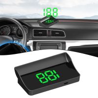 Aust】เครื่องวัดความเร็วดิจิตอลรถยนต์,เครื่องวัดระยะทางแสดงผล GPS HUD 1ชุด