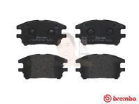 P56 050B ผ้าเบรก F (แท้ BREMBO รุ่น Black) TOYOTA แฮริเออร์ New Harrier 3.0 Gen2 ปี2003-&amp;gt;