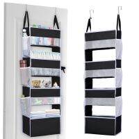 【YF】 ULG Over Door Organizer with 4 Large Pockets 6 Mesh Side Pockets 33 lbs Capacity Hanging Storage for Bedroom