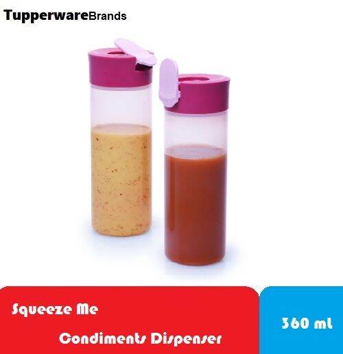 Tupperware Squeeze It Bottle Condiments Dispenser salad dressing