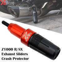 ใหม่สำหรับ Kawasaki Z1000 Z1000R Z1000SX 2017 2018 2019 2020 2021รถจักรยานยนต์ท่อไอเสีย Slider Falling Crash Protector Anti-Drop Pad