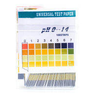 1 กล่อง 100 แถบ ph แถบทดสอบ 0-14 Scale Premium Litmus Universal Tester Paper เหมาะสำหรับน้ำประปาสระว่ายน้ำ-Meqiao ke