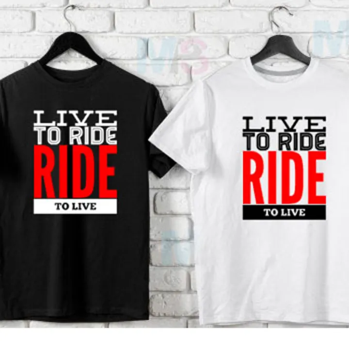 Live to Ride Ride to live Shirt | Lazada PH