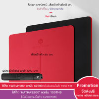 HATHA YOGA - เสื่อ TPE Red-black รุ่น Pro สีสวยสดใส พื้นเสื่อด้านสีดำเป็นยางพารา ยืดหยุ่นกันลื่นดี มีเส้นกลางเสื่อ