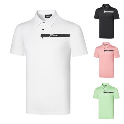 Scotty Cameron1 Le Coq Amazingcre Honma Odyssey UTAA PING1❈♗☫  New golf sports quick-drying breathable perspiration golf clothes mens clothing short-sleeved Polo shirt jersey