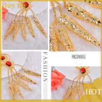 [Buytra] การเต้นรำพื้นบ้านของผู้หญิงเครื่องประดับนิ้วนิ้วนิ้วทองเล็บยาวสำหรับการเต้นรำ