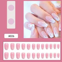 DIY Fake Nails Fake Nail Stickers Salon False Nails Pack Of 24 Fake Nails Coffin Square False Nails Flame False Nails