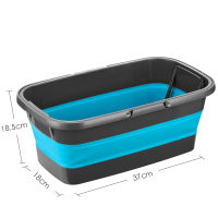 Portable Foldable Bucket Solid Basin Tourism Outdoor Clean Bucket Fishing Promotion Camping Car Wash Mop Folding Bucket Outdoor