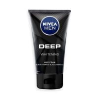 พร้อมจัดส่ง นีเวีย เมน ดีฟ ไวท์เทนนิ่ง มัด โฟม ขนาด 100 กรัม Nivea Men Deep Whitenin g Mud Foam 100 g โปรโมชั่นพิเศษ มีเก็บเงินปลายทาง