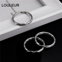 【YF】 30pcs Wholesale Stainless Steel Hole Key Ring Chain Rhodium Plated Bump Round Split Keychains Jewelry Making  20 25 30mm