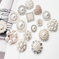 5PCS Fashion metal buttons, diamond-studded beads, high-footed, hand-sewn buttons, shirts, cardigans, woolen coats, suit button