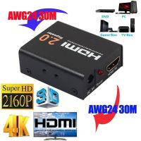 2160P HDMI Repeater Box Extender Booster อุปกรณ์เพิ่มระยะสัญญาณ HDMI ให้ต่อกันได้ยาวถึง 60เมตร