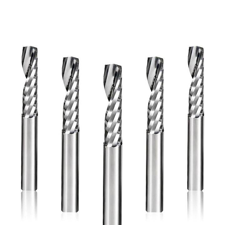 เครื่องตัดเกลียวขลุ่ยเดี่ยว-1-ชิ้น-cnc-end-mill-คาร์ไบด์-router-bit-สําหรับเครื่องตัดมิลลิ่ง-pvc-mdf-อะคริลิคคุณภาพ-aaa