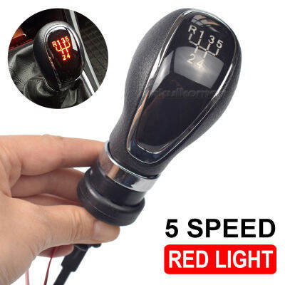 LED รถเกียร์ติดลูกบิดคู่มือความเร็วหัวจับก้านเปลี่ยนสำหรับ Vauxhall Buick Opel Astra เครื่องราชอิสริยาภรณ์2009-2013