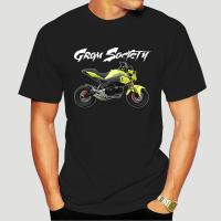 Fashion Japanese Motorcycle Msx125 Grom - Society Tee 100% Cotton T-Shirts Sf Msx125Sf Msx 125 Funny O Neck-3501D