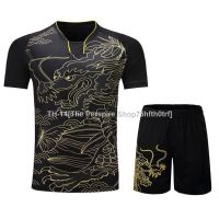 ✴✱ （Hot）Tracksuit Jersey Breathable Badminton Shirt Uniforms Men Table Tennis Clothes Team Game Short S