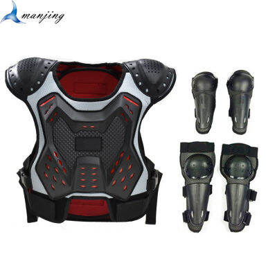 Age 4-16 years Child Full Body Waistcoat Armor Kids Motocross DH ATV Dirt Bike Vest Chest Spine Back Pad