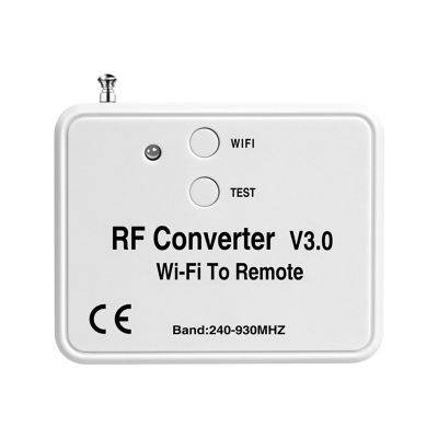 2 Pcs Universal Wireless Wifi to RF Converter Phone Instead Remote Control 240-930Mhz for Smart Home