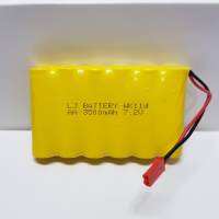 แบตเตอรี่​ชาร์จ​ 7.2V 3500mAh แจ๊ค​แดง สำหรับ​ของเล่น​บังคับ​ (คนไทยขาย คนไทยส่งครับ)