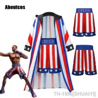 SHUAIYI Aboutcos Adonis Creed คอสเพลย์เครื่องแต่งกาย Masculino กางเกงขาสั้น de Boxe Robe ภาพยนตร์ Fantasia ฮาโลวีน Carnaval Roupas Festa