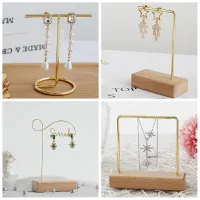 Jewelry Display Stand Bracelet Earring Necklace Storage Wood Base Rack Jewellery Organizer Holder Home Decor Photo Props Gift Shoes Accessories