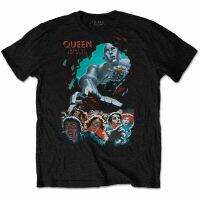 Hot sale Queen Band Thin Lizzy band graphic Mens 100% Cotton Round Neck Short Sleeve T-Shirt  Adult clothes