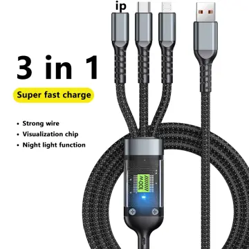 Multi 3-in-1 USB Splitter Cable 1 to 3 USB Power Splitter USB