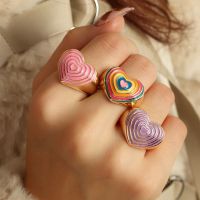 [COD] RZ0719 candy and love ring womens trendy design dripping oil food female hand