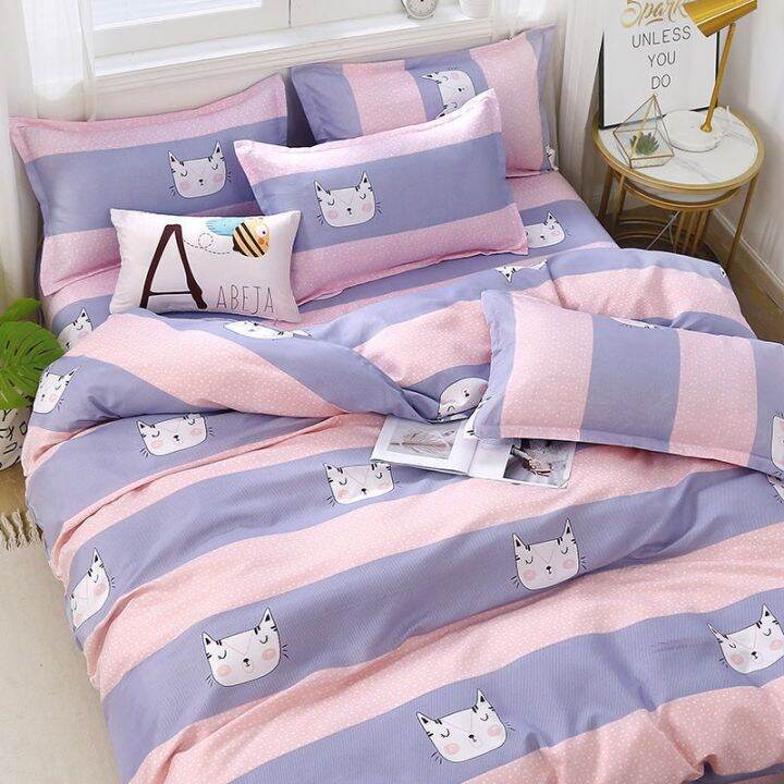 beddings-sets-pure-cotton-bedding-four-piece-set-female-single-piece-quilt-cover-student-dormitory-quilt-cover-three-piece-set