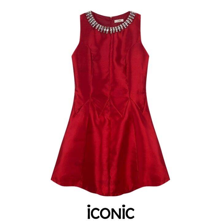 Chic Red Dress S461