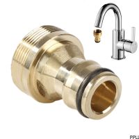 Universal Brass Kitchen Tap Hose Water Pipe Adaptor Connector Tube Fitting Replacement Tap Valves Brass Ceramic Disc Cartridge Insert Gland Quarter Fa