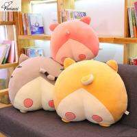 PANUCCI Kawaii Kids Toys ของเล่นคู่กับของเล่นตุ๊กตากำมะหยี่ยัดไส้ตกแต่งบ้านสำหรับสัตว์หมอนตุ๊กตาของเล่นนุ่มตุ๊กตาสัตว์สัตว์หมอนอ่าน Boneka Mainan ก้นตุ๊กตาหนานุ่ม