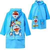 Cartoon Anime Doraemon Mcqueen Mickey Poncho Set Children With Schoolbag Position Men Women Kindergarten Older Stud