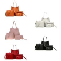 ✓  4Pcs Set Purse Shoulder Handbag Tote  Satchel Crossbody Card for CASE Holder Wallet 066F