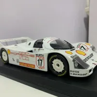 (ร้อน) 1:18 1987 Porsche 962 C Supercup จำลองสูง Diecast รถโลหะรุ่นรถของเล่นสำหรับของขวัญเด็ก Collection