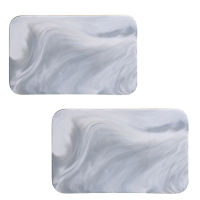 HOT-Marble Ceramic Tray Retro Chopping Board Rectangular Dinner Plate Bread Fruit Plate Decoration Photography Props