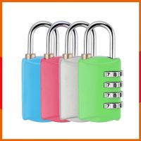 【cw】 2022 4 Dial Digit Password Lock Combination Suitcase Luggage Metal Code Password Locks Padlock Durable Locks Padlock Travel Safe