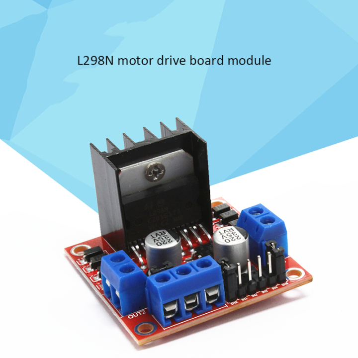 Red Board L298N Motor Drive Board Module Stepping Motor DC Motor ...