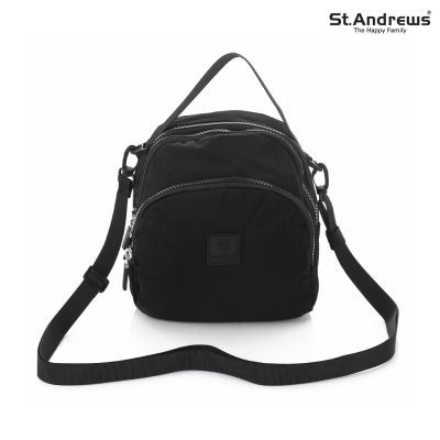 St.Andrews กระเป๋าเป้ขนาดเล็ก ใช้งานได้ 2 รูปแบบ รุ่น SSH0001 - สีดำ
