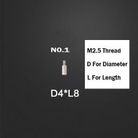 หมุดเกจ M2.5เหล็กความเร็วสูงหัวแบนหัววัดตัวบ่งชี้ทรงกลมระดับหัวแบนขนาด4มม. 5มม. 6มม. 8มม. 10Mm Od