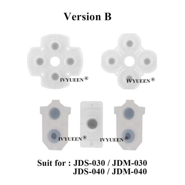 ยางซิลิโคนนำไฟฟ้า-ivyueen-สำหรับเพลย์สเตชัน-dualshock-4-ps4โปรตัวควบคุมแบบบาง-v2กาวแป้นปุ่มกดปุ่มกดอุปกรณ์เสริม