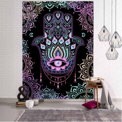 Like Buddha pattern retro mandala tapestry psychedelic flower plant printed tapestry home room wall decoration tapestry